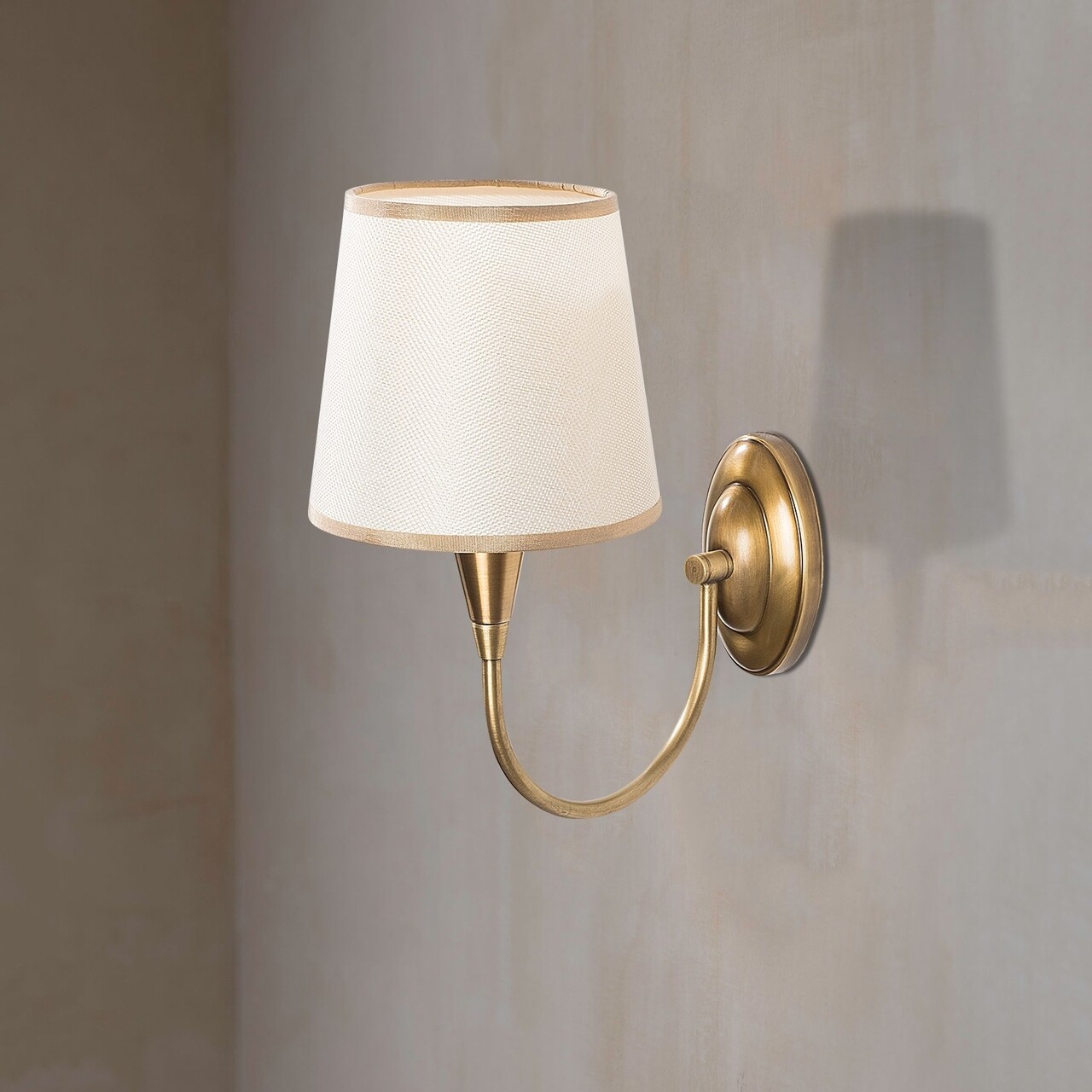 Aplica de perete, Pardo - 3031, Opviq, 16 x 28 x 31 cm, 1 x E27, 40W, aramiu antic - imagine 7